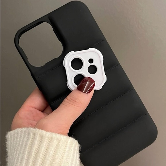 Black Puffer IPhone Case - Picture 3 of 4